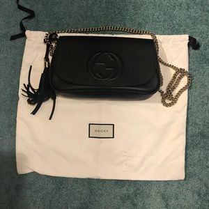 Authentic Gucci Black Crossbody Bag